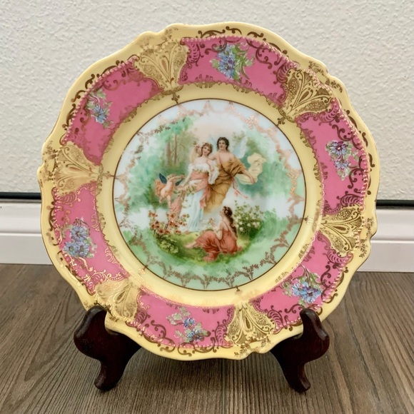 Other - Oeg royal austria Hand Painted Plate Victorian Style 8”